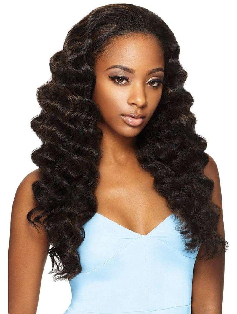 OUTRE Synthetic Hair Half Wig Quick Weave Ashani DR425