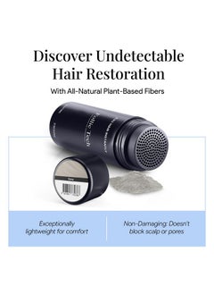 Hair Fibers For Thinning Hair For Women And Men. Achieve Thicker And Fuller Looking Hair Instantly. Thick Hair Fiber To Conceal Hair Loss In 6 Shades - 27.5G Bottle - Grey - pzsku/ZAE6BF30C84330A4EF6F3Z/45/_/1733729929/bb3eebe8-00a0-4c6f-a2f7-069d9babc50f