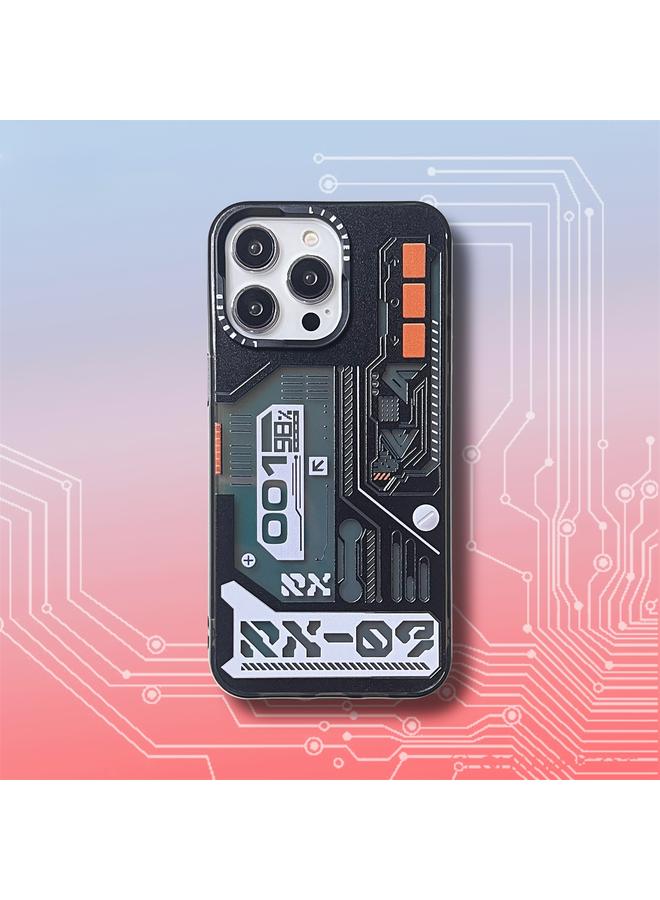 S-TOP Case For iPhone 14 Pro Max Mecha Circuit Board Pattern Phone Case - Image 2