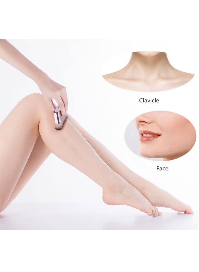 2 Pcs Rose Gold Professional Foundation Brush for Liquid Cream, High Density Kabuki Brush for Blending Concealer Bronzer Highlighter, Makeup Artist Essential Tools - Image 5