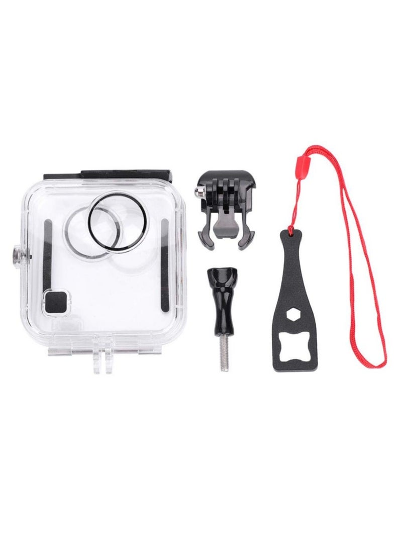 KASTWAVE Waterproof Housing Case, 45M Underwater Protective Diving Case Housing Shell Replacement Cover for GoPro Fusion - Image 1