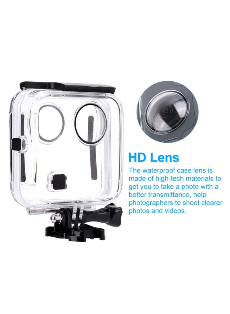 KASTWAVE Waterproof Housing Case, 45M Underwater Protective Diving Case Housing Shell Replacement Cover for GoPro Fusion - Image 4