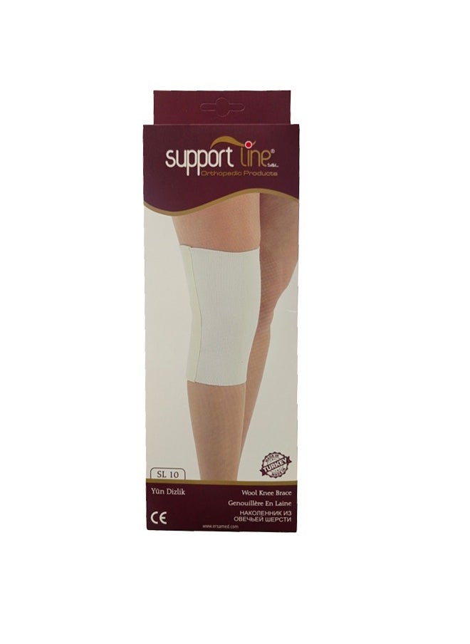 SupportLine Orthopedic Products Wool Knee Brace SL10 Medium: Superior Support for Enhanced Comfort and Stability  - Image 1