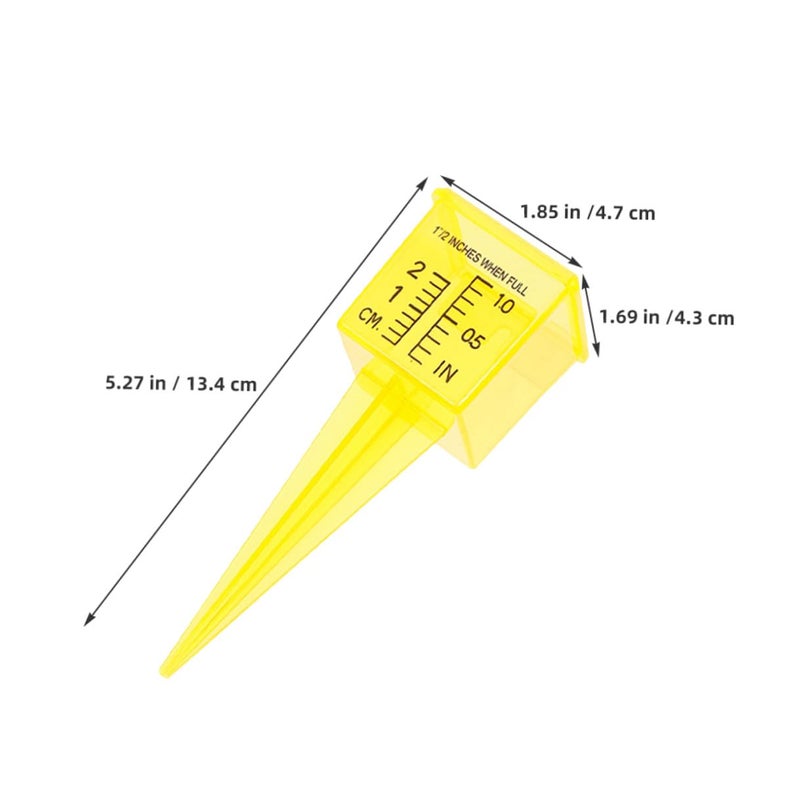 BESPORTBLE 6 Pack 1.5 Inch Rain Gauge Outdoor Water Measuring Tool for Garden Lawn Patio - Image 3