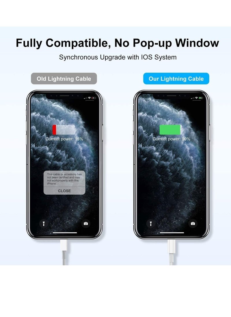 عام 3 Pack【 Apple MFi Certified 】 iPhone Charger 3ft, Lightning to USB Cable 3 Feet, Fast Apple Charging Cable Cord 3 Foot for iPhone 14 Pro Max/13 Pro Max - Image 5