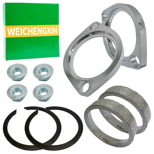 WEICHENGXIN Flange Install Pair Flanges Gaskets Kit for Harley Dyna FXD FXDWG FITS FLST FLT FXR FLST FXD XL Sportster 883 1200 Big Twin Softail Touring Bobber 200 Chopper 200 250 Bobber Customs - Image 1