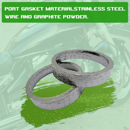 WEICHENGXIN Flange Install Pair Flanges Gaskets Kit for Harley Dyna FXD FXDWG FITS FLST FLT FXR FLST FXD XL Sportster 883 1200 Big Twin Softail Touring Bobber 200 Chopper 200 250 Bobber Customs - Image 3
