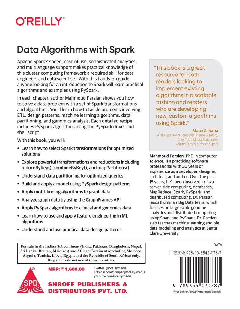 Data Algorithms with Spark: Recipes and Design Patterns for Scaling Up using PySpark (Grayscale Indian Edition) - Image 2