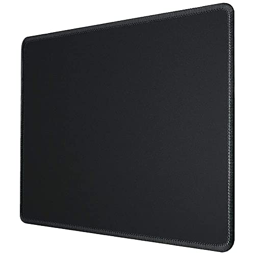 STRIFF Mousepad Mouse Mat 230X190X2mm Mouse Pad Gaming/Mouse pad for Laptop Non-Slip Rubber Base, Waterproof Surface, Premium-Textured, Compatible with Laser and Optical Mice(Black)(Pack of 2) - Image 2