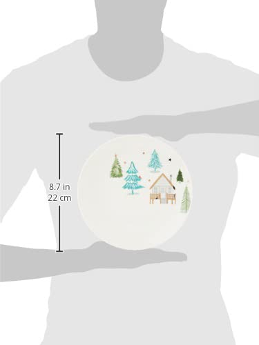 Lenox 890751 Balsam Lane 4-Piece Accent Plate Set, Christmas Drinkware, Holiday Hosting - Image 3