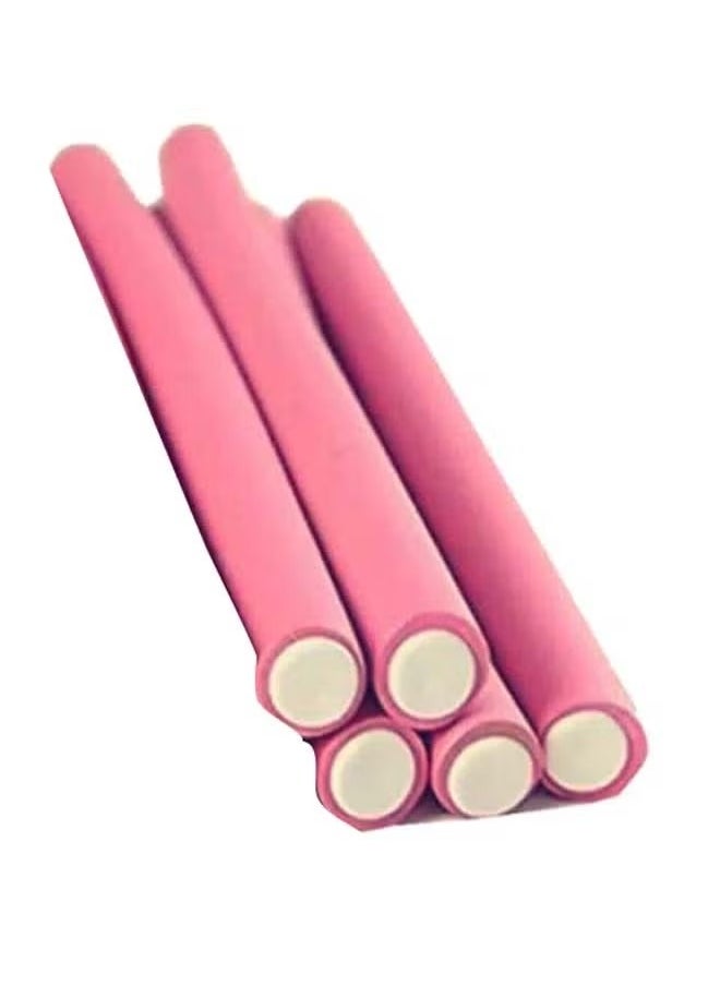 10 Piece Roller Hair Curler Stick Pink 24cm