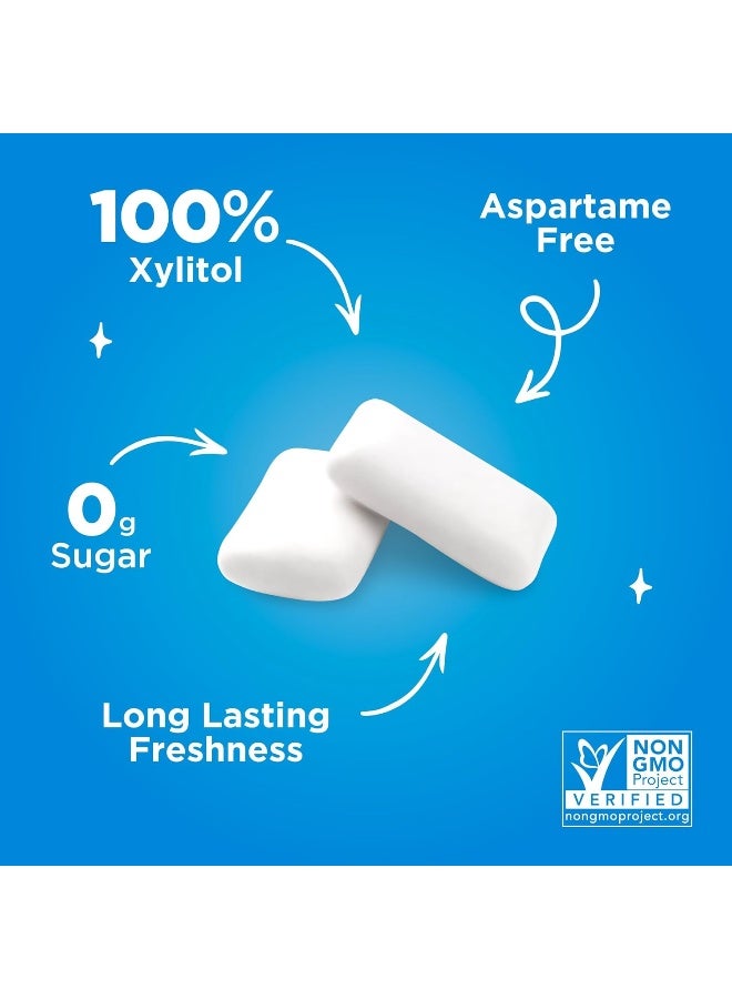 PUR Gum | Aspartame Free Chewing Gum | 100% Xylitol | Natural Peppermint Flavored Gum, 55 Pieces (Pack of 1) - Image 4