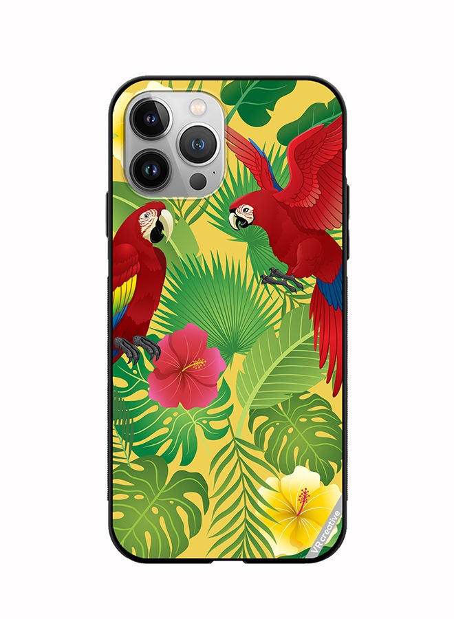 VR CREATIVE Protective Case Cover For Apple iPhone 11 Pro Parot In Jungle Design Multicolour - Image 1