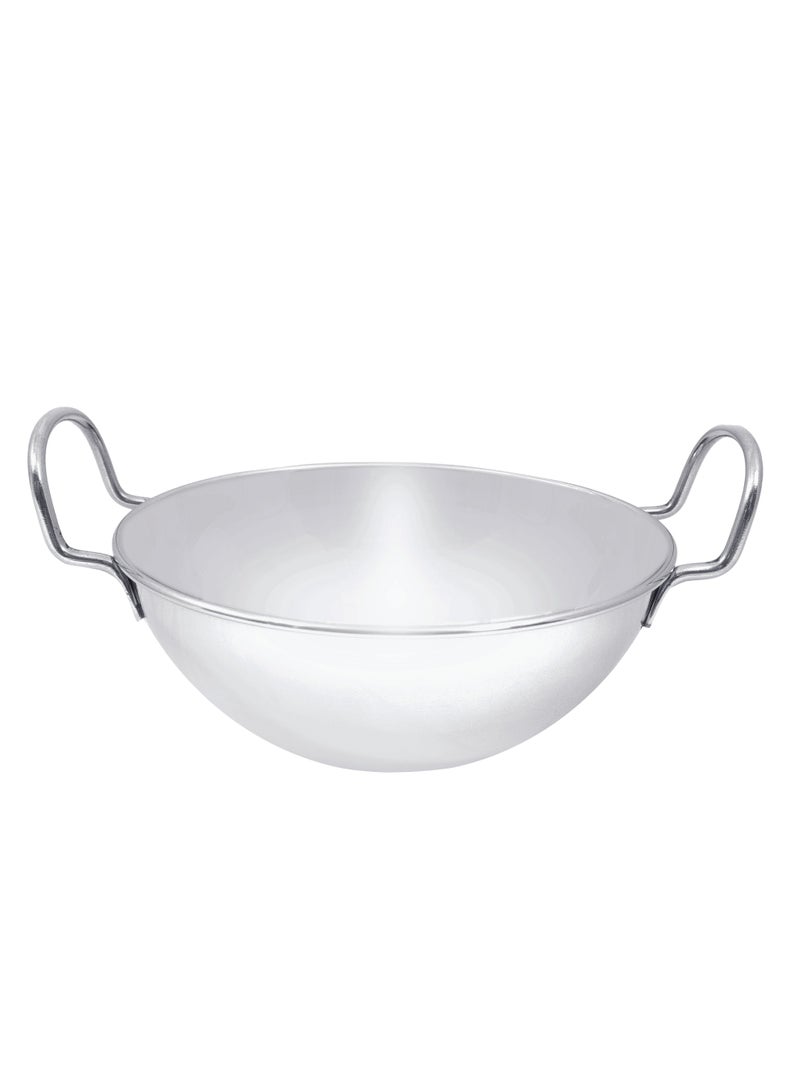 NAMSON NAMSON S/STEEL KADAI 24CM NA-8027 – Premium Stainless Steel | Durable & Easy to Clean | Everyday Kitchen Essential - Image 2