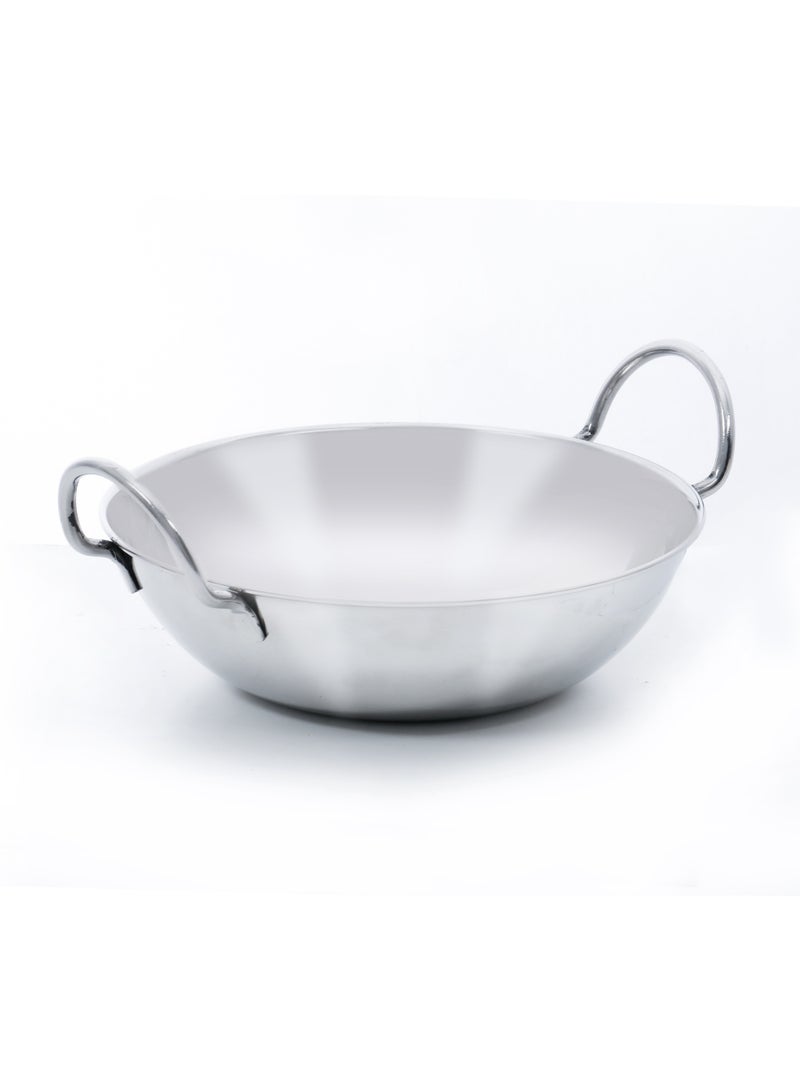 NAMSON NAMSON S/STEEL KADAI 24CM NA-8027 – Premium Stainless Steel | Durable & Easy to Clean | Everyday Kitchen Essential - Image 1