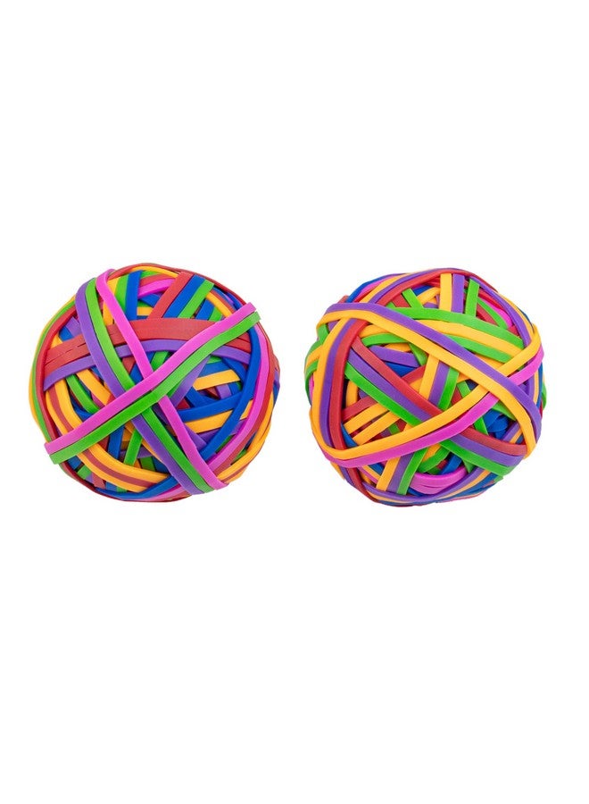 أوير , 2 بكرة من كرات الأربطة المطاطية المرنة، حوالي 400 قطعة من الأربطة المطاطية القابلة للتمدد بكميات كبيرة للحرف اليدوية والوثائق والأدوات المكتبية والمنزلية والتنظيم (ألوان متنوعة) - Image 1