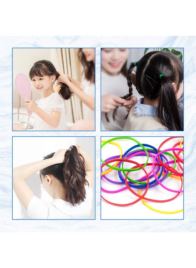 أوير , 2 بكرة من كرات الأربطة المطاطية المرنة، حوالي 400 قطعة من الأربطة المطاطية القابلة للتمدد بكميات كبيرة للحرف اليدوية والوثائق والأدوات المكتبية والمنزلية والتنظيم (ألوان متنوعة) - Image 4