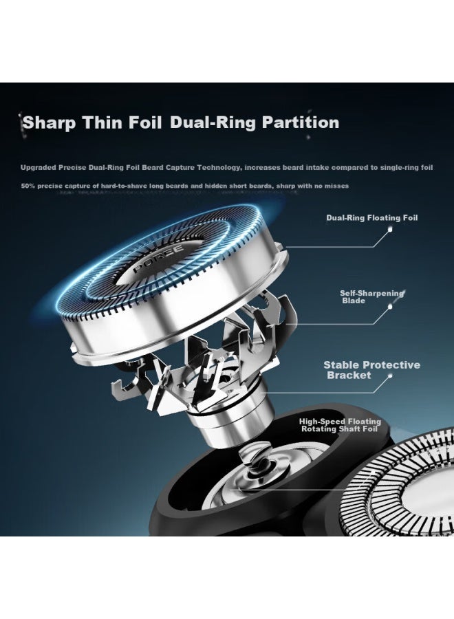 Flyco Borui Series Electric Shaver Men's Portable Rotary Waterproof Quick Charge Digital Display Gift For Husband Boyfriend Ps177 - Image 5