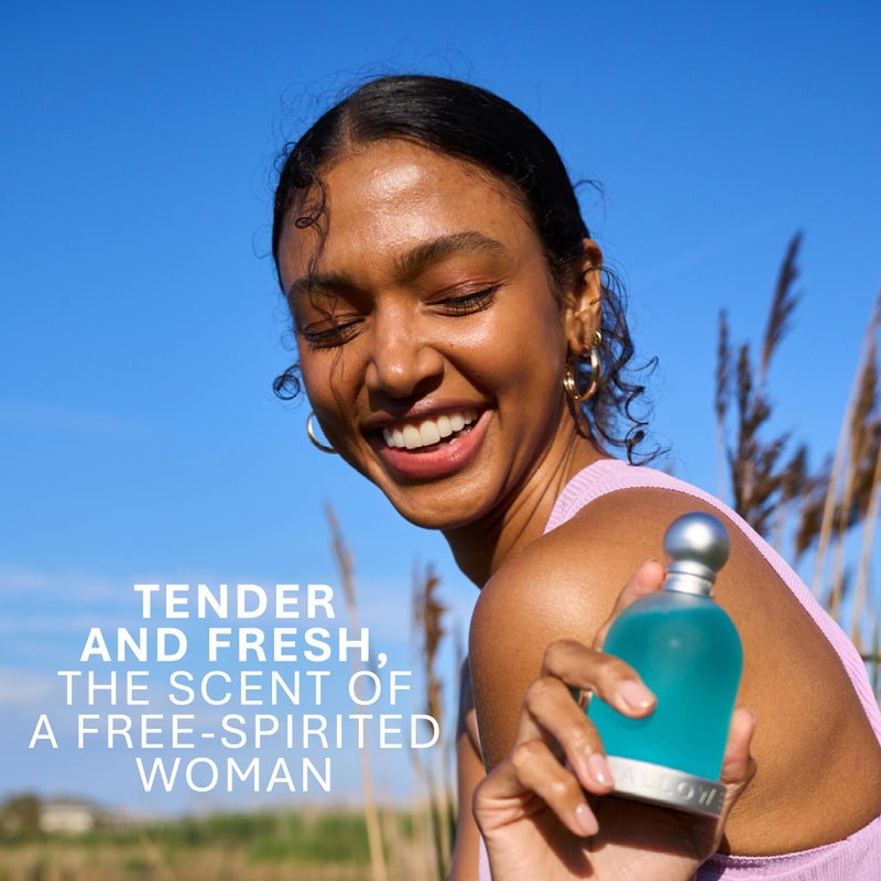 Halloween عطر هالوين بلو دروب للنساء. رائحة منعشة من الحمضيات والزهور تدوم طويلاً مع نغمات من التفاح الأخضر، الياسمين والقرفة، 3.4 أونصة سائلة - Image 5