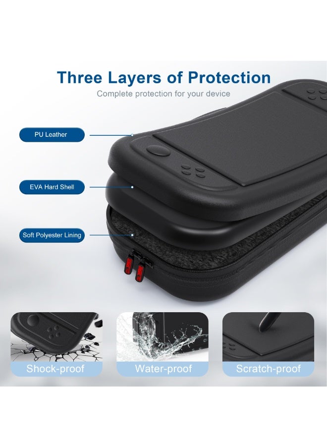 ألعاب ستارترك حقيبة حمل لجهاز نينتندو سويتش 2، حقيبة حمل محمولة للسفر للمفتاح 2 - مقاومة للماء ذات غلاف صلب من البولي يوريثان - خفيفة الوزن وسعة كبيرة - ملحقات للمفتاح 2 - Image 5