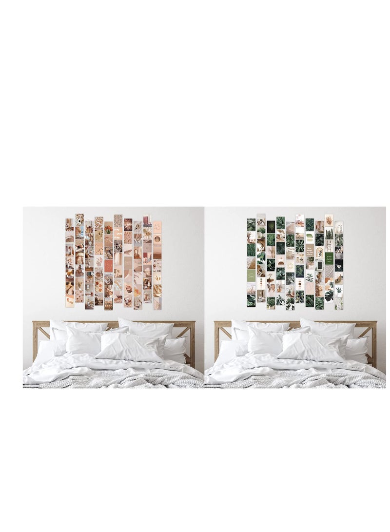 SYOSI Vintage Wall Collage Kit, Botanical Wall Collage Cards, Trendy Small Poster, Aesthetic Pictures, for Dorm, Bedroom Decor for Teens Boys Girls, Gift for Party, Birthday, Graduations (70Pcs) - Image 4