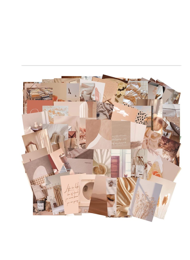 SYOSI Vintage Wall Collage Kit, Botanical Wall Collage Cards, Trendy Small Poster, Aesthetic Pictures, for Dorm, Bedroom Decor for Teens Boys Girls, Gift for Party, Birthday, Graduations (70Pcs) - Image 5