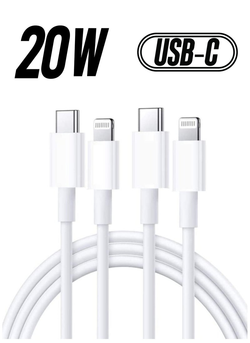 Generic [Apple MFi Certified] USB-C to Lightning Cable 20W, Stuffcool 2 Pack 6.6FT Power Delivery Fast Charging Data Sync Type C PD Quick Charger Compatible with iPhone 12/12 Pro/11/XS/XR/X 8/iPad  - Image 1