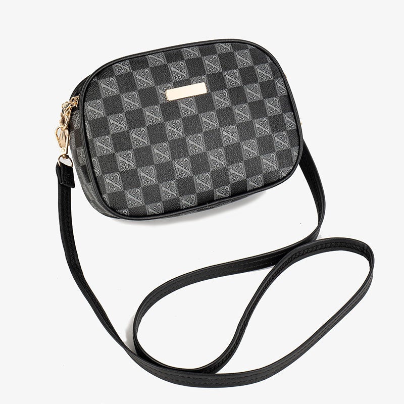 Trendy Retro Presbyopic Small Square Bag 2025Bags Fashionable And Versatile Women'S Bag Quilted Letter Crossbody Shoulder Mobile Phone Bag - Image 4