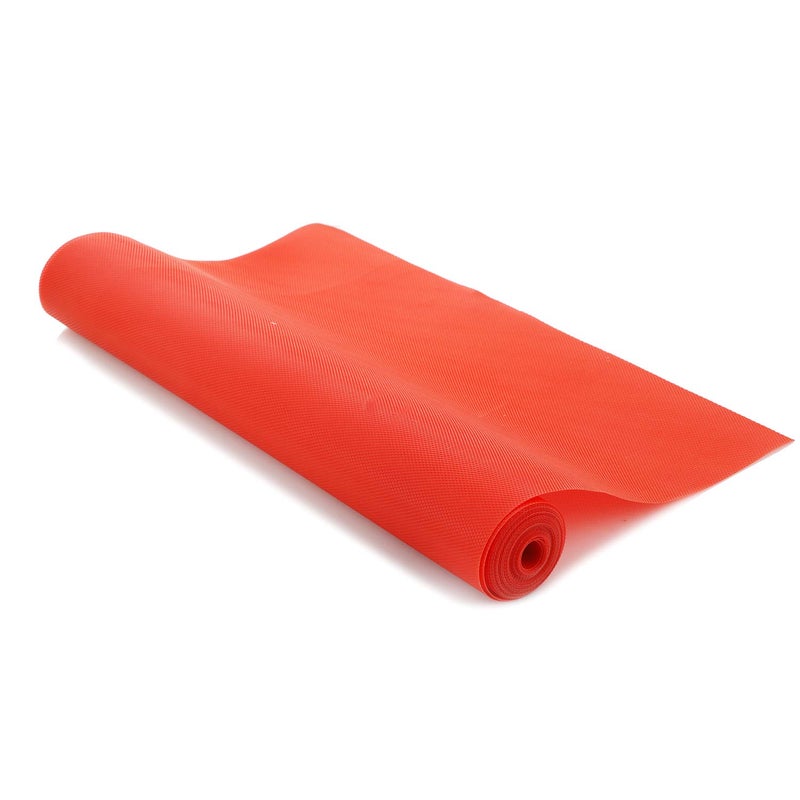 Kuber Industries Multipurpose Textured Super Strong AntiAnti Skid Mats and Liners for Drawer Refrigerator Cupboard Shelf Cabinet Wardrobe Fridge and Dining Size 45X500cm 5 Meter Roll Multi