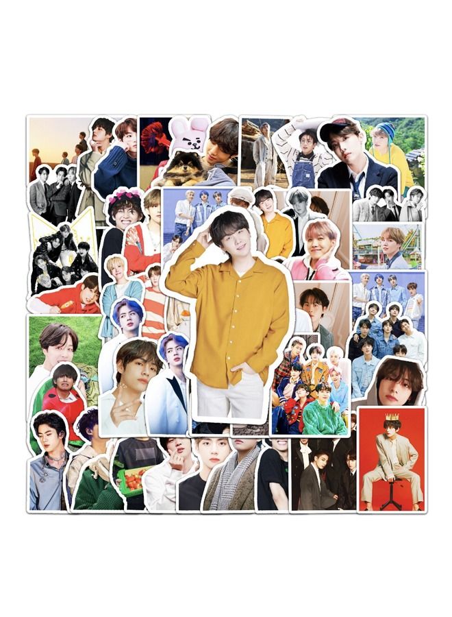50 Piece Boy Waterproof Doodles Sticker Set - Image 2