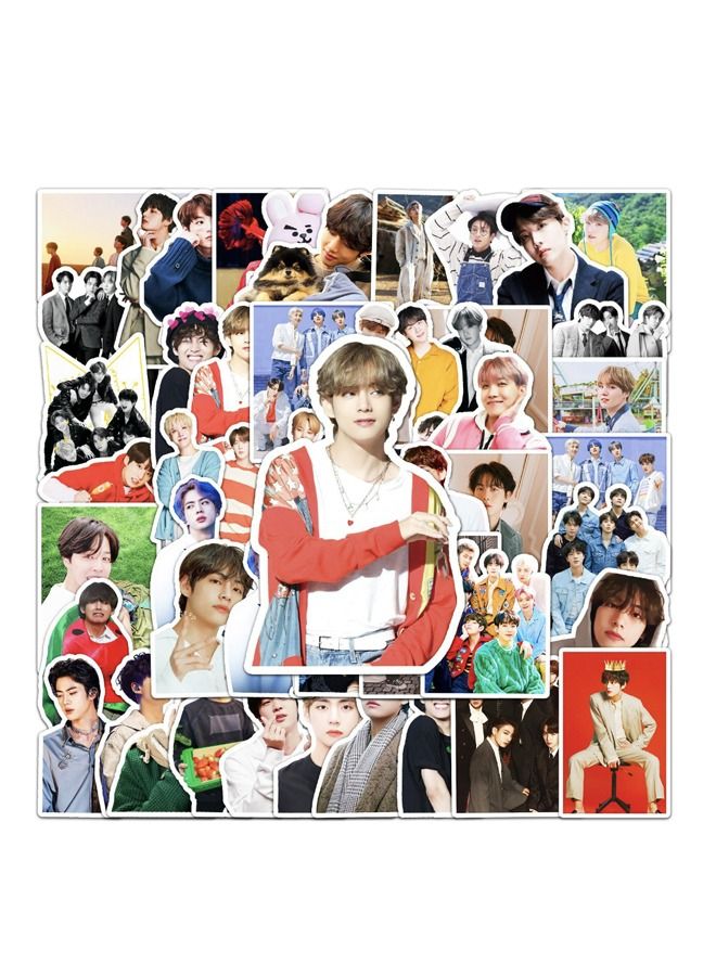 50 Piece Boy Waterproof Doodles Sticker Set - Image 3