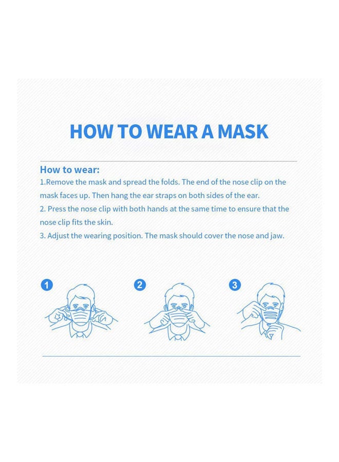 NIBEMINENT 10-Piece Mask Filtration Disposable Face - Image 3