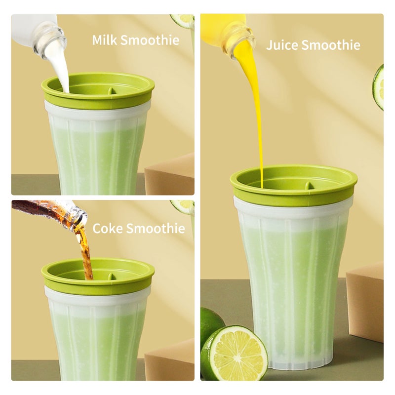 Frozen Squeeze Cooler Mug 150mL Spill-proof Smoothie Cup for Ice Cream Making Summer DIY Smoothie Mug Cooling Maker Cup Freeze Mug Home Milkshake Juice Mug - Image 2