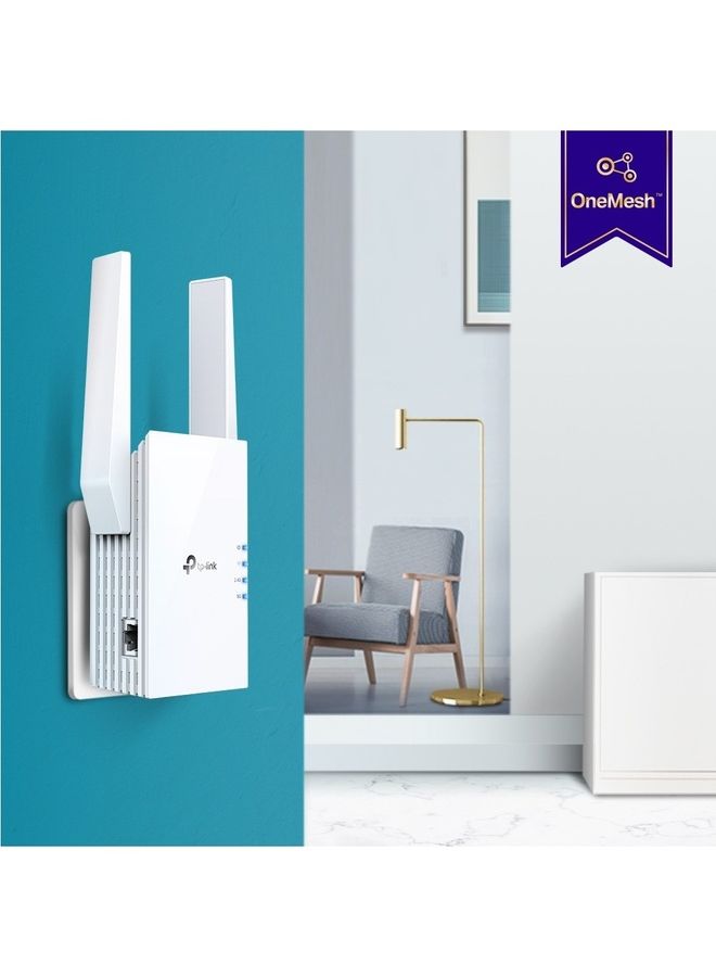 TP-LINK AX1800 WiFi Range Extender White - Image 5