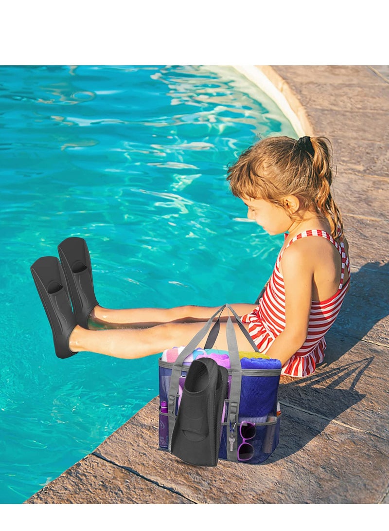 Kids Swim Fins Youth Flippers for Swimming Training and Snorkeling  for Beginners Boys and Girls - Image 5