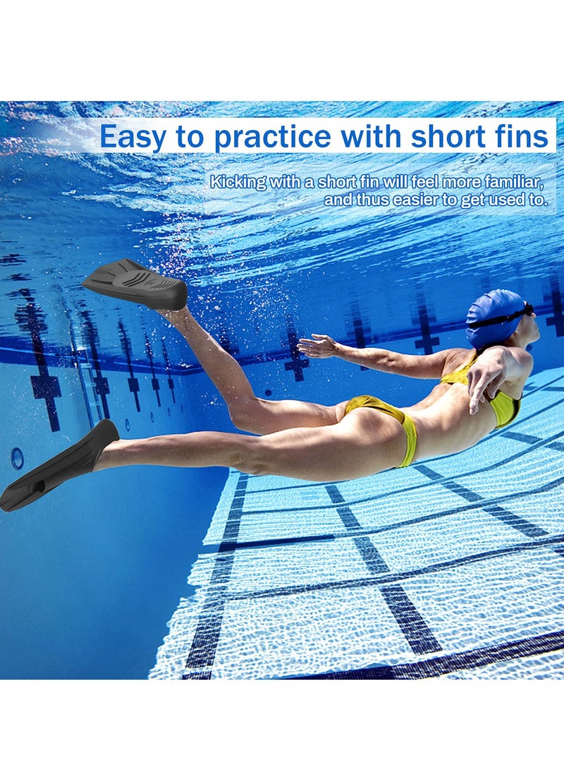 Kids Swim Fins Youth Flippers for Swimming Training and Snorkeling  for Beginners Boys and Girls - Image 3