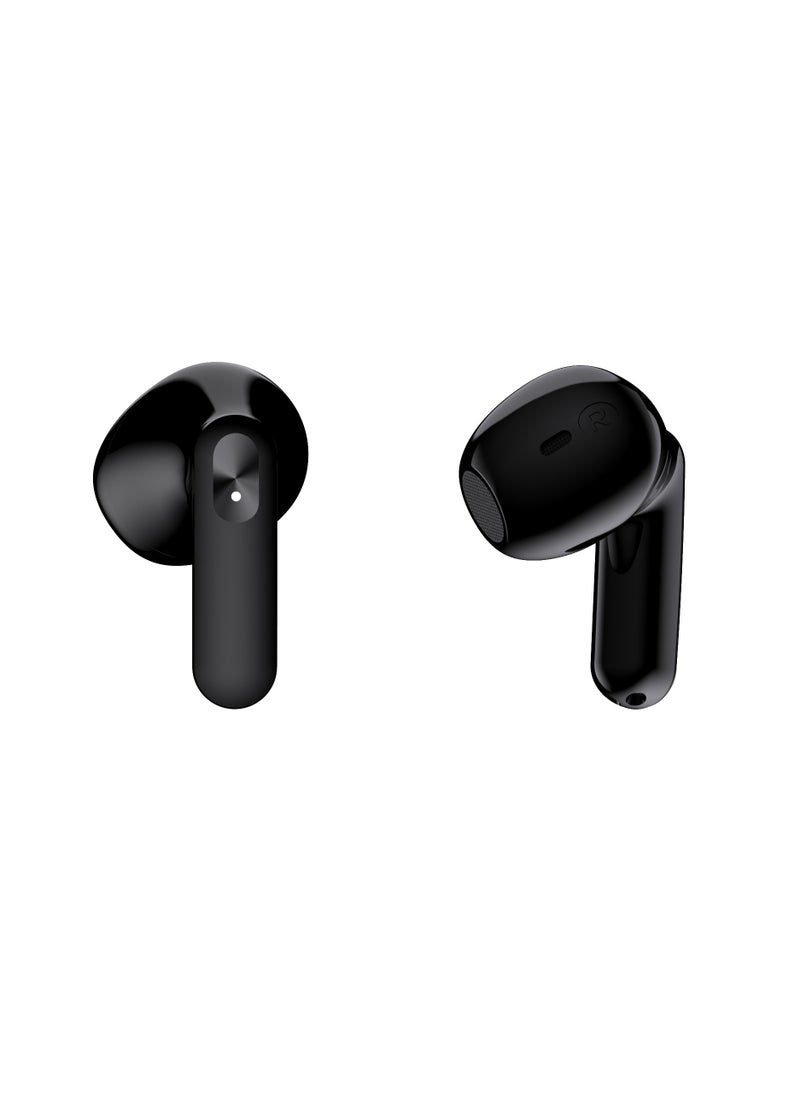 Xcell Xcell Soul13 Signature Wireless Earbuds | Ergonomic Stem Design, IPX4 Water Resistant | 5Hr Playtime + 5Hr Talktime | TWS with Touch Controls for iOS/Android | Compact & Stylish – Black  - Image 3