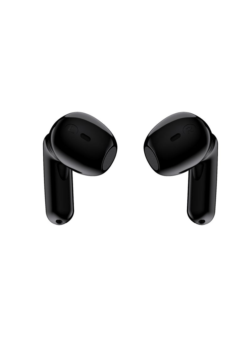 Xcell Xcell Soul13 Signature Wireless Earbuds | Ergonomic Stem Design, IPX4 Water Resistant | 5Hr Playtime + 5Hr Talktime | TWS with Touch Controls for iOS/Android | Compact & Stylish – Black  - Image 4
