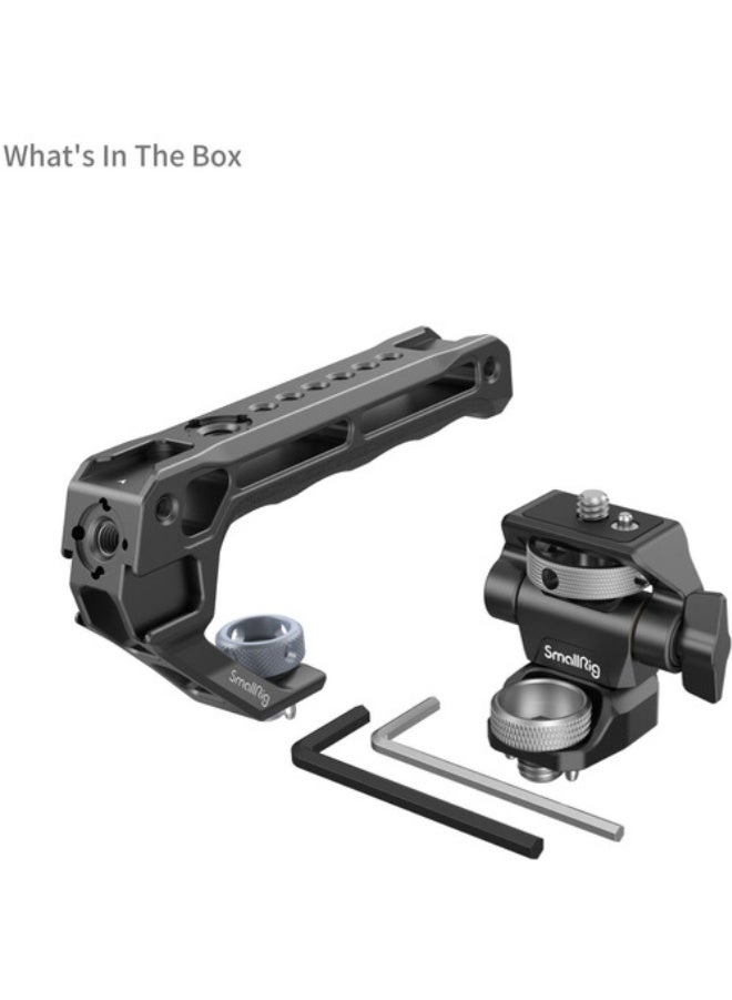 SMALLRIG مجموعة ملحقات مقبض علوي وتركيب شاشة SmallRig (3/8"-16 تركيب ARRI) - Image 4