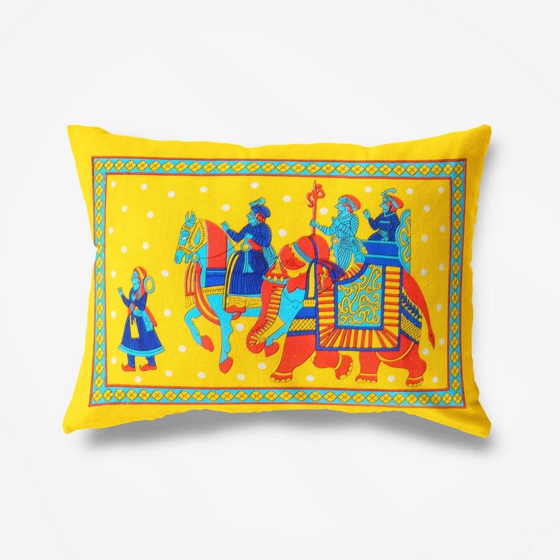 EarlyMart Comfort Rajasthani Jaipuri Traditional Sanganeri Print 144 TC Cotton Single Size Bed Bedsheet with 1 Pillow Cover Single_Bedsheet0027 - Image 3