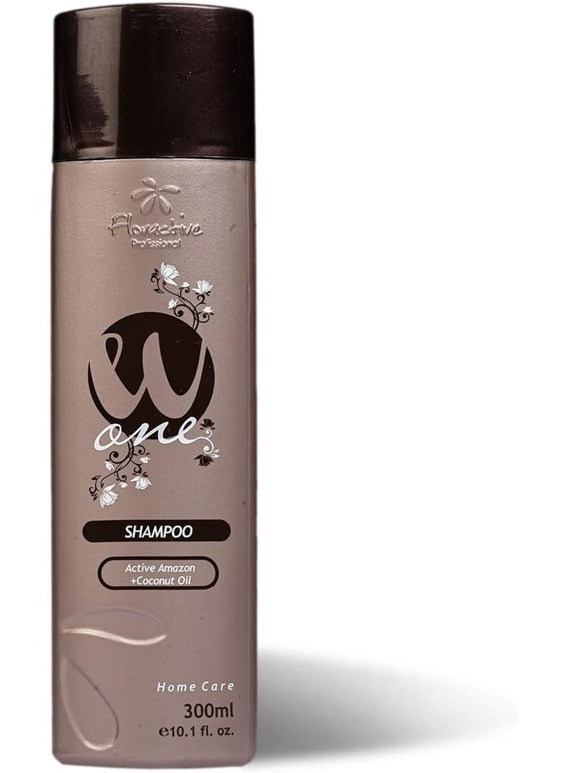فلوراكتيف شامبو وان بروفيشنال للشعر - تركيبة مرطبة ومقوية بعمق، مع زيت الأمازون وزيت جوز الهند النشطين 300 مل - Image 1