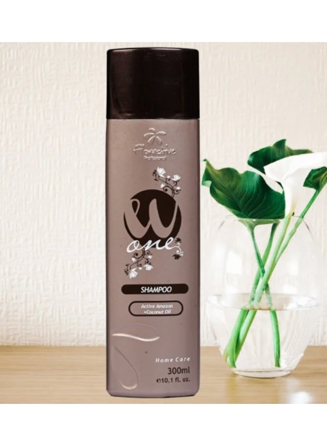 فلوراكتيف شامبو وان بروفيشنال للشعر - تركيبة مرطبة ومقوية بعمق، مع زيت الأمازون وزيت جوز الهند النشطين 300 مل - Image 4