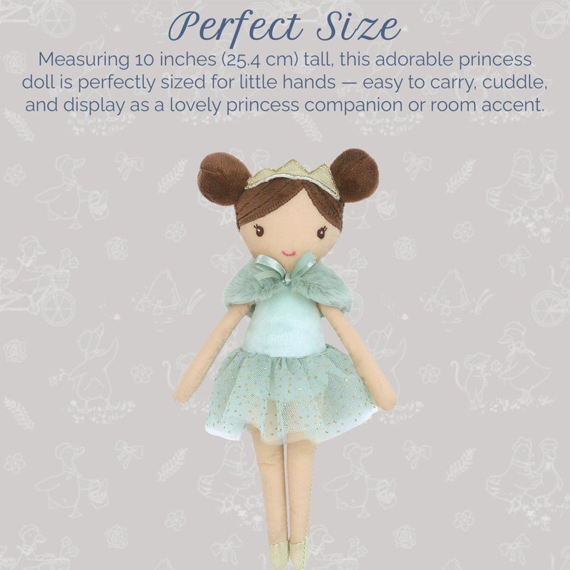 MON AMI Joelle The Princess Pocket Doll â€“ 10 Inches | Soft Plush Princess Toy for Girls | Collectible Princess Doll for Cuddling & Play for Birthdays & Baby Showers - Image 3