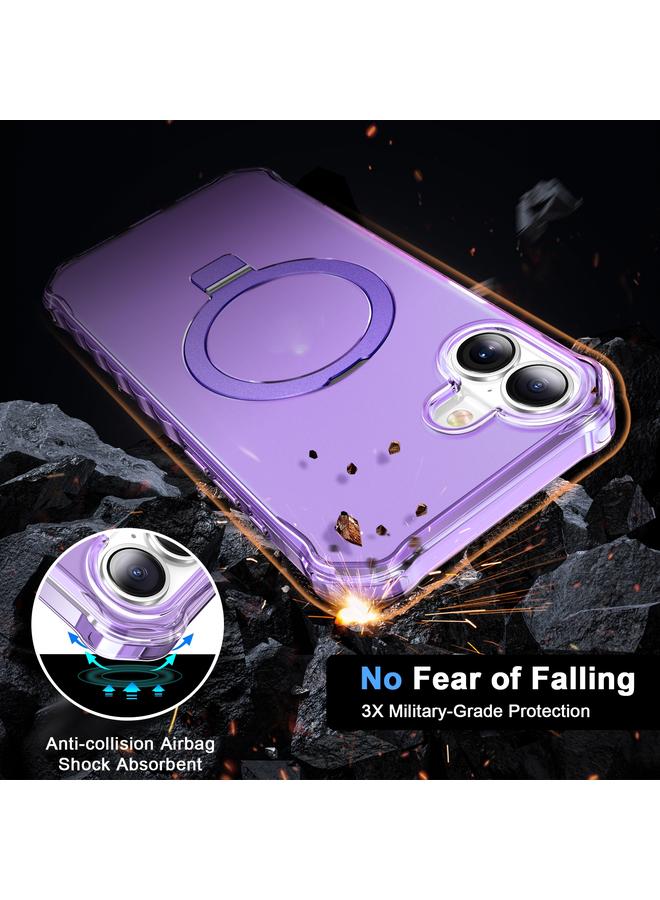 اس-توب حافظة لهاتف iPhone 16 Plus مزودة بحامل MagSafe مموج غير لامع - Image 3