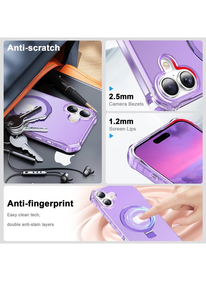 اس-توب حافظة لهاتف iPhone 16 Plus مزودة بحامل MagSafe مموج غير لامع - Image 4