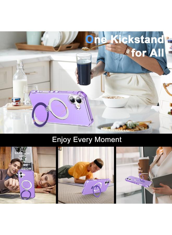 اس-توب حافظة لهاتف iPhone 16 Plus مزودة بحامل MagSafe مموج غير لامع - Image 5