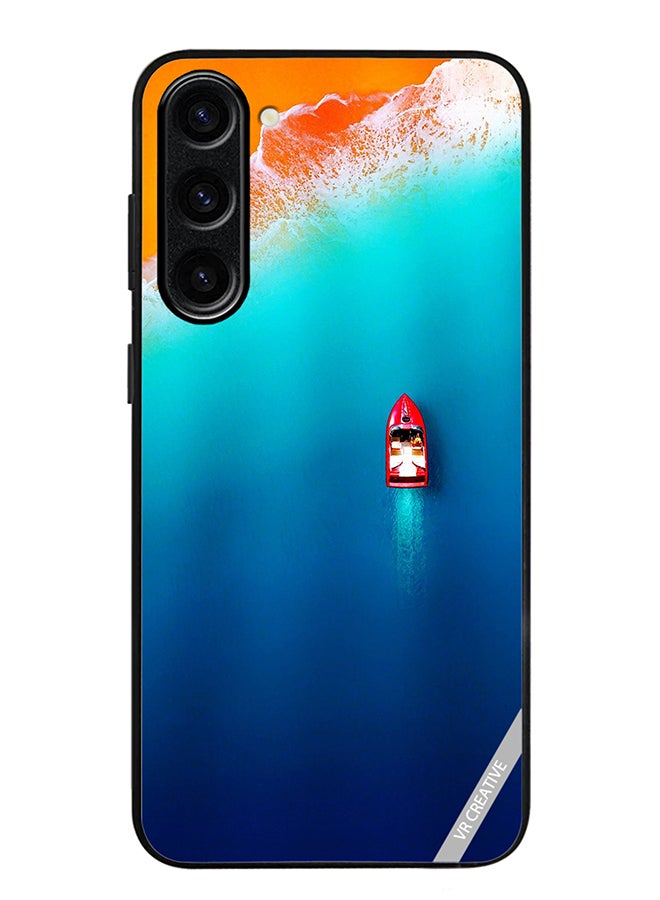 VR CREATIVE Protective Case Cover For Samsung Galaxy S24 Girl In Butterfly Dress Design Multicolour  - Image 1