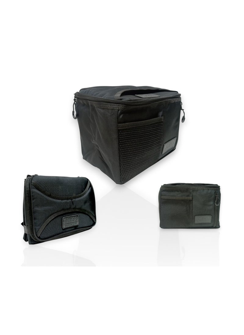 kleez - Insulated Lunch Bag – Reusable Food Carrier with Leakproof Lining & Thermal Insulation – Durable, Lightweight & Portable for Work, School & Travel – Foldable after Use Medium Size - Image 1