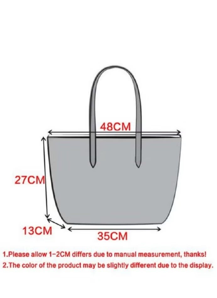 LACOSTE - Lacoste Womens L.12.12 Concept Vertical Shopping Bag ﻿ - Image 1