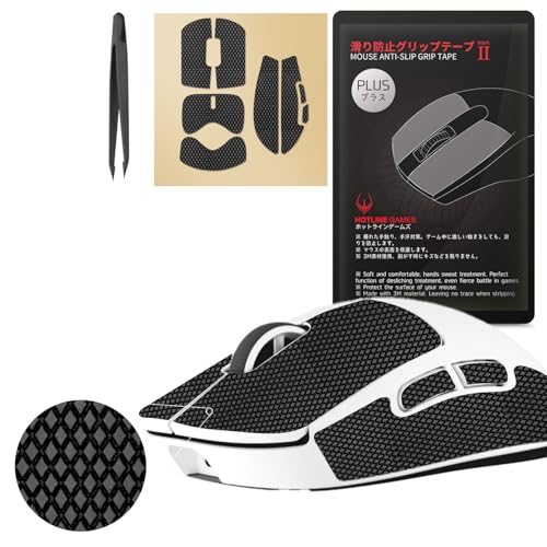 HOTLINE GAMES HOTLINEGAMES [ Grip Upgrade 2.0 Plus Mouse Anti Slip Grip Tape Compatible with Logitech G Pro X Superlight 2C Gaming Mouse Skins, Sweat Resistant, Cut to Fit,Easy Apply, Performance Upgrade - Image 1